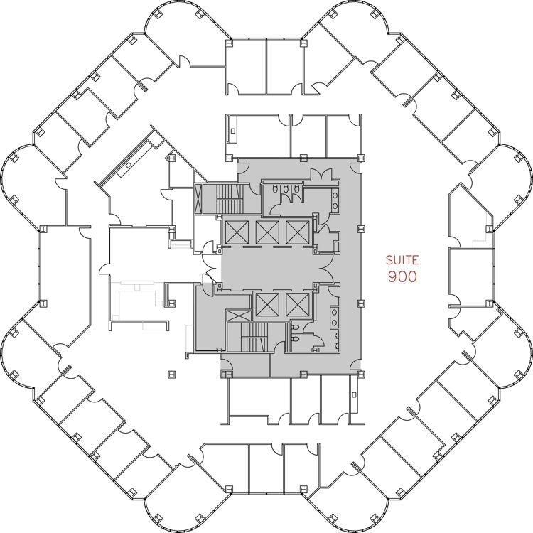 4270 Executive Sq, La Jolla, CA à louer Plan d’étage– Image 1 sur 1