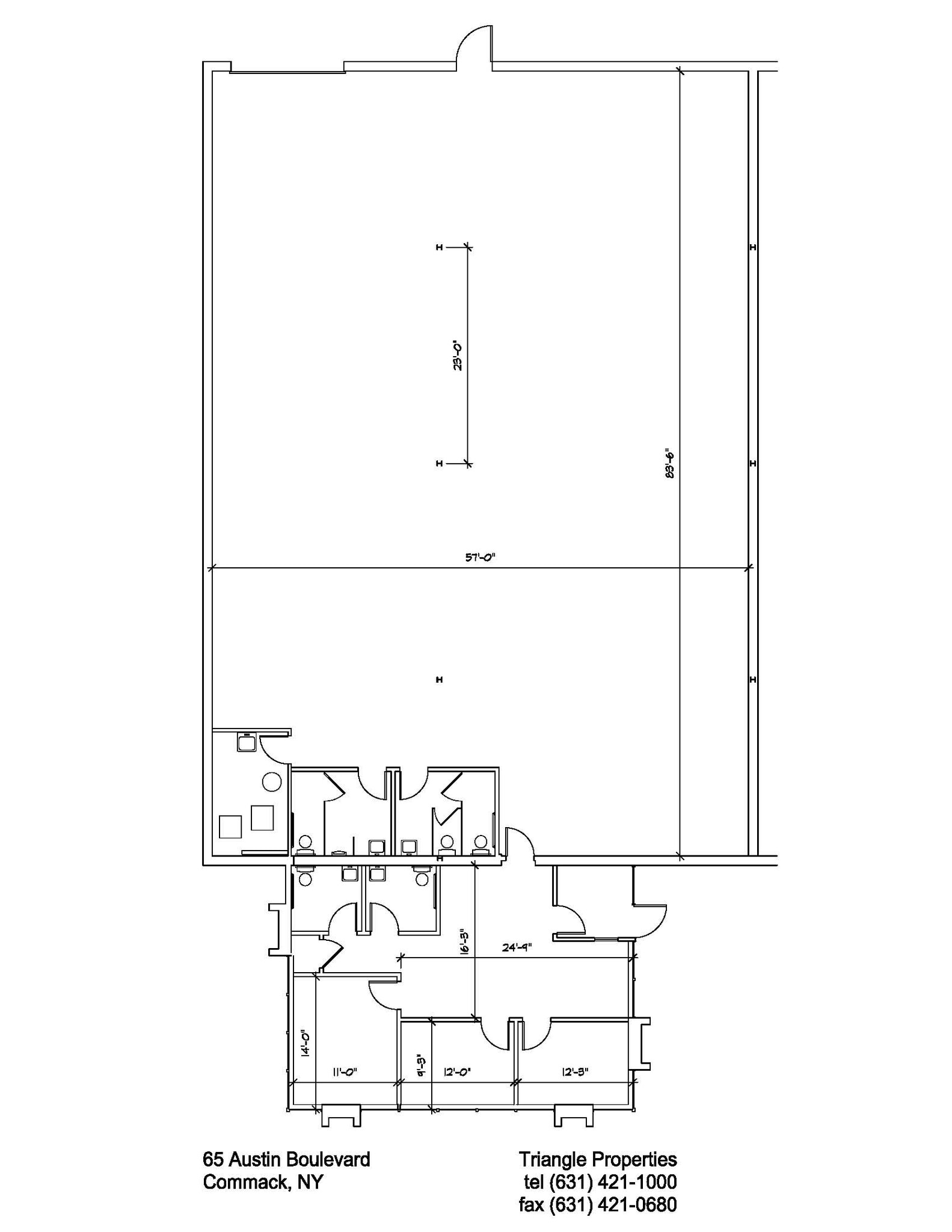 63-65 Austin Blvd, Commack, NY à louer Plan d’étage– Image 1 sur 13