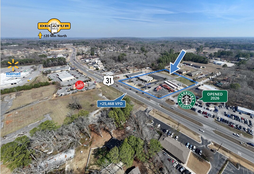 900 Highway 31 NW, Hartselle, AL à louer Aérien– Image 1 sur 2