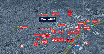 540-690 E Los Angeles Ave, Simi Valley, CA - VUE AÉRIENNE  vue de carte - Image1