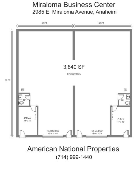 2985 Miraloma Ave, Anaheim, CA à louer - Plan d’étage – Image 2 sur 8