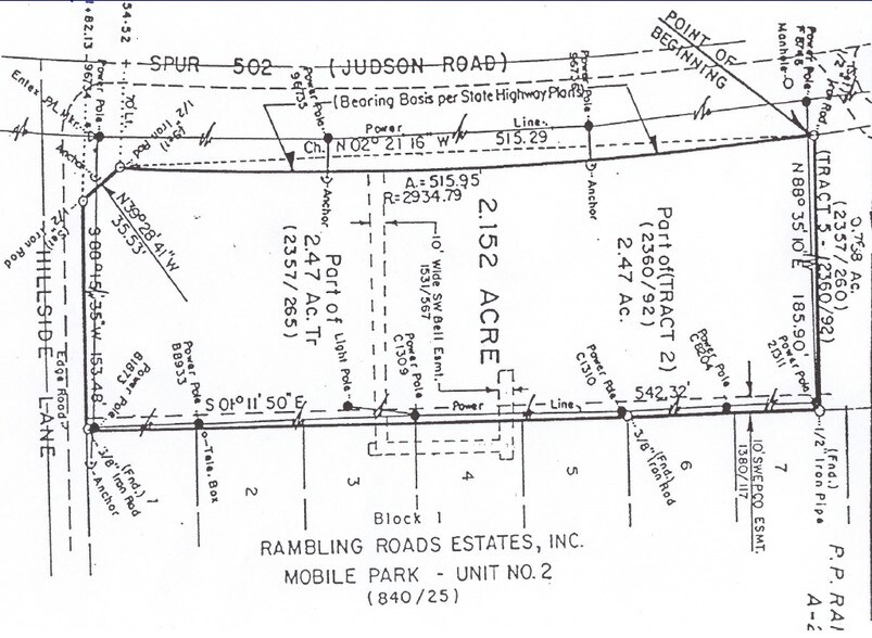 4300 Judson Rd, Longview, TX à vendre - Plan cadastral – Image 1 sur 2
