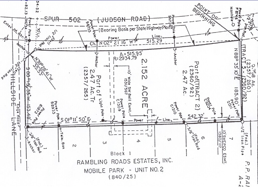 4300 Judson Rd, Longview, TX à vendre Plan cadastral– Image 1 sur 3