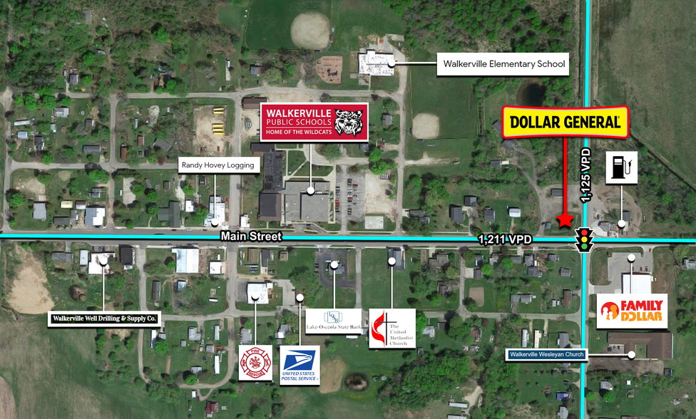 266 E Main St, Walkerville, MI à vendre - Aérien – Image 2 sur 4