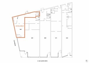 140 2nd Ave, San Mateo, CA à louer Plan d’étage– Image 1 sur 1