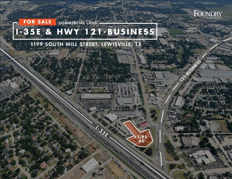 1199 S Mill St, Lewisville, TX à vendre - Photo de l’immeuble – Image 1 sur 4