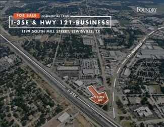 Plus de détails pour 1199 S Mill St, Lewisville, TX - Terrain à vendre