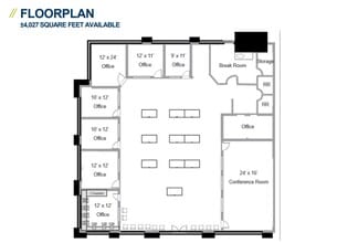 7025 N Maple Ave, Fresno, CA à louer Plan d’étage– Image 1 sur 2