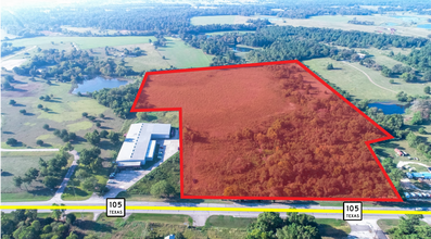 Highway 105 W, Montgomery, TX - Vue aérienne  vue de carte