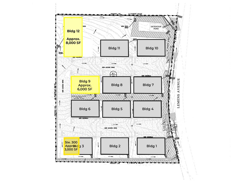 600 Lemens Ave, Hutto, TX à louer - Plan de site – Image 2 sur 2