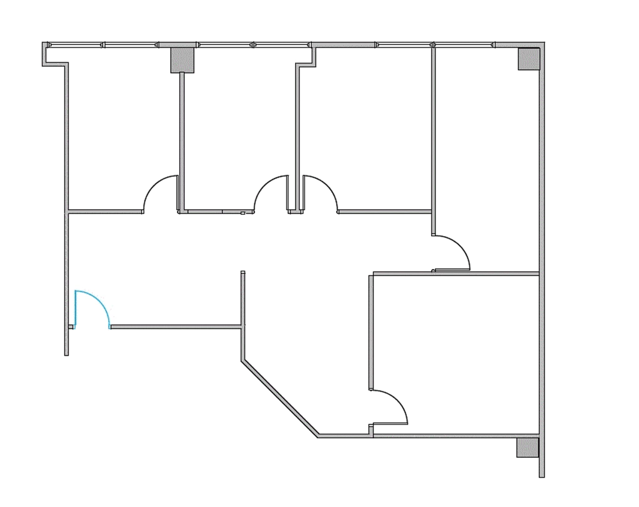 1910 Pacific Ave, Dallas, TX à louer Plan d’étage– Image 1 sur 1