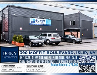 Plus de détails pour 390 Moffitt Blvd, Islip, NY - Industriel/Logistique à vendre