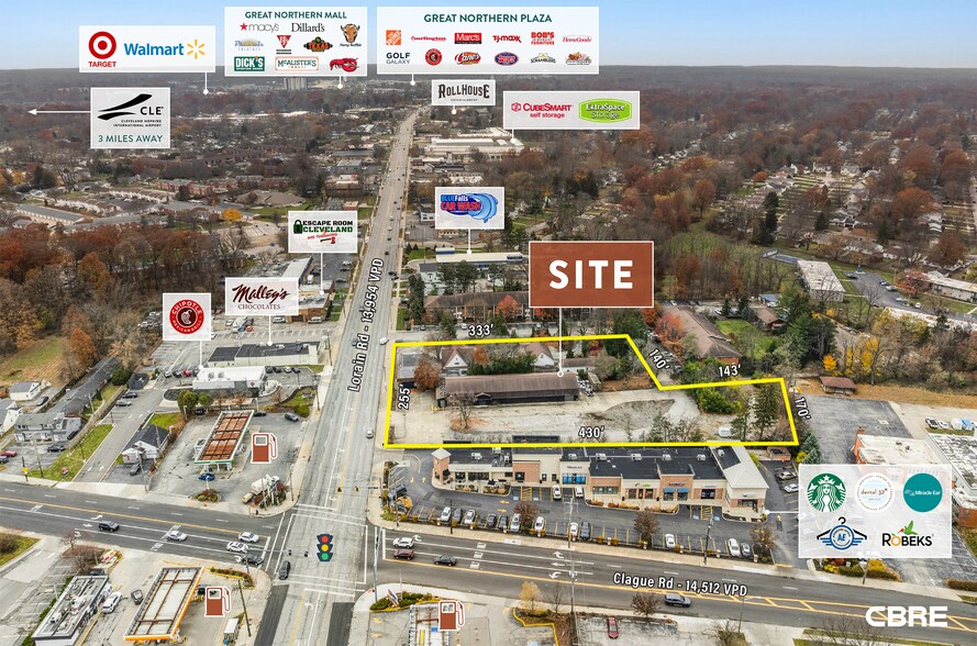 23460 Lorain Rd, North Olmsted, OH à louer - Aérien – Image 2 sur 5