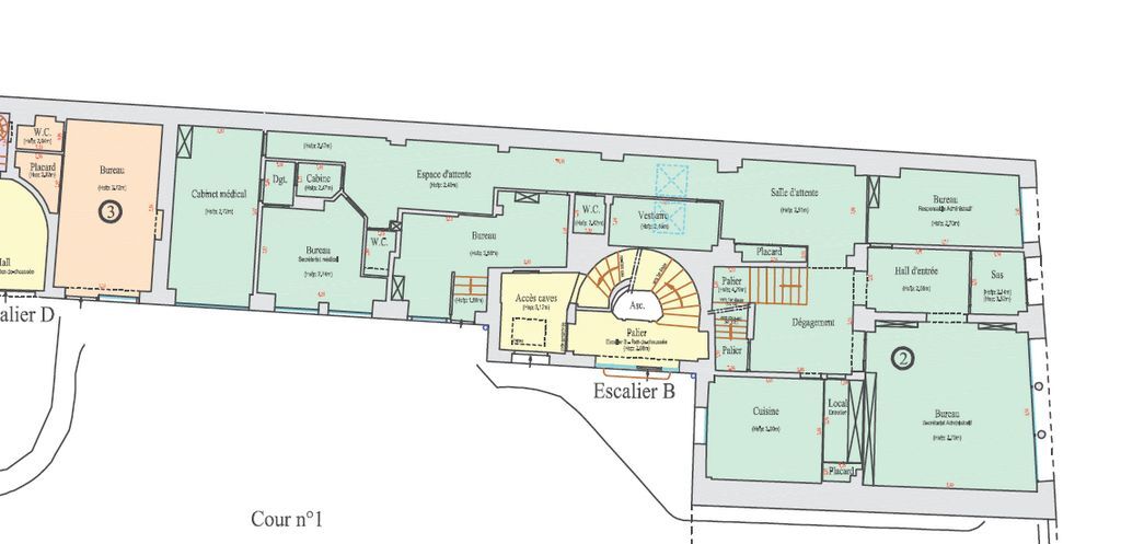 132 Rue Du Faubourg Saint-Denis, Paris, PAR 75010 - Lot Lot 1 -  - Plan d’étage - Image 1 of 6