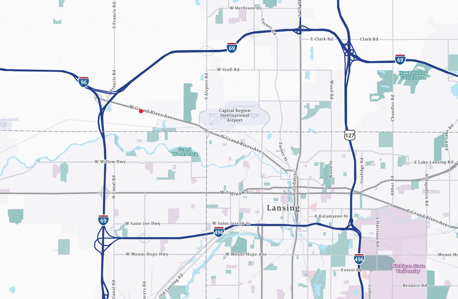 6131 W Grand River Ave, Lansing, MI à vendre - Photo de l’immeuble – Image 2 sur 2