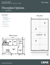 8562 NE Loop 410, San Antonio, TX à louer Plan d’étage– Image 1 sur 1