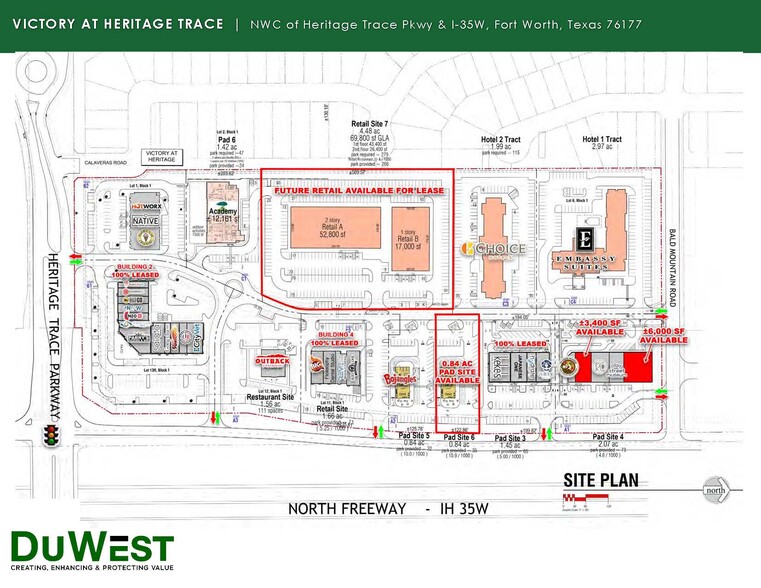 NWC Heritage Trace Pkwy & I-35W, Fort Worth, TX à louer - Photo de l’immeuble – Image 3 sur 11