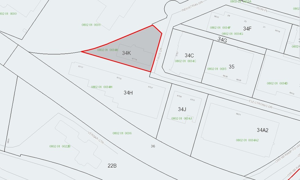 6714 Electronic Dr, Springfield, VA à louer - Plan cadastral – Image 3 sur 3