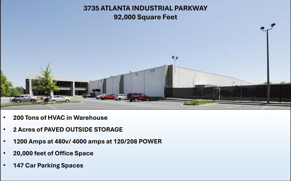 3735 Atlanta Industrial Pky, Atlanta, GA à louer - Photo de l’immeuble – Image 1 sur 5