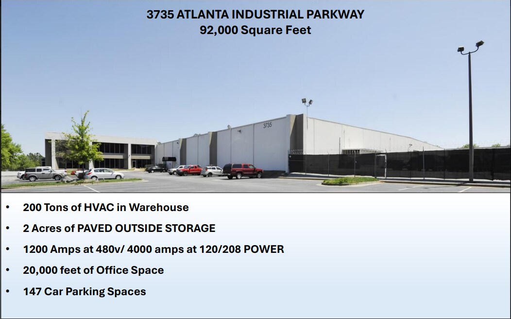 3735 Atlanta Industrial Pky, Atlanta, GA à louer Photo de l’immeuble– Image 1 sur 6