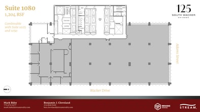125 S Wacker Dr, Chicago, IL à louer Plan d’étage– Image 1 sur 1