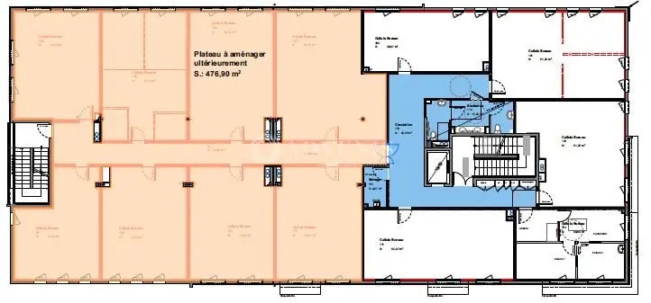 Bureau dans Montredon-des-Corbières à vendre - Plan d’étage – Image 3 sur 3