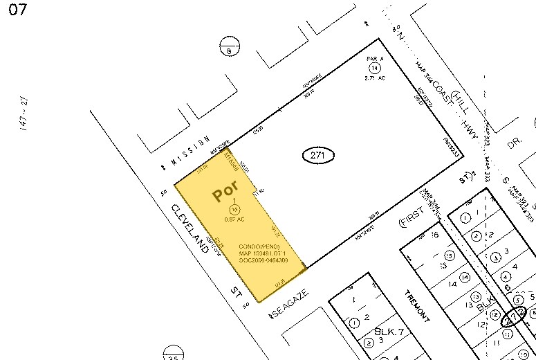 301 Mission Ave, Oceanside, CA à louer - Plan cadastral – Image 3 sur 9