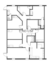 601 Omega Dr, Arlington, TX à louer Plan d’étage– Image 1 sur 3