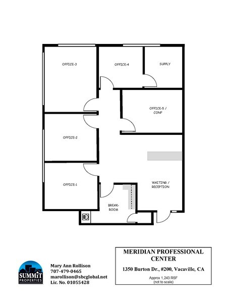 1350 Burton Dr, Vacaville, CA à louer - Plan d’étage – Image 3 sur 15