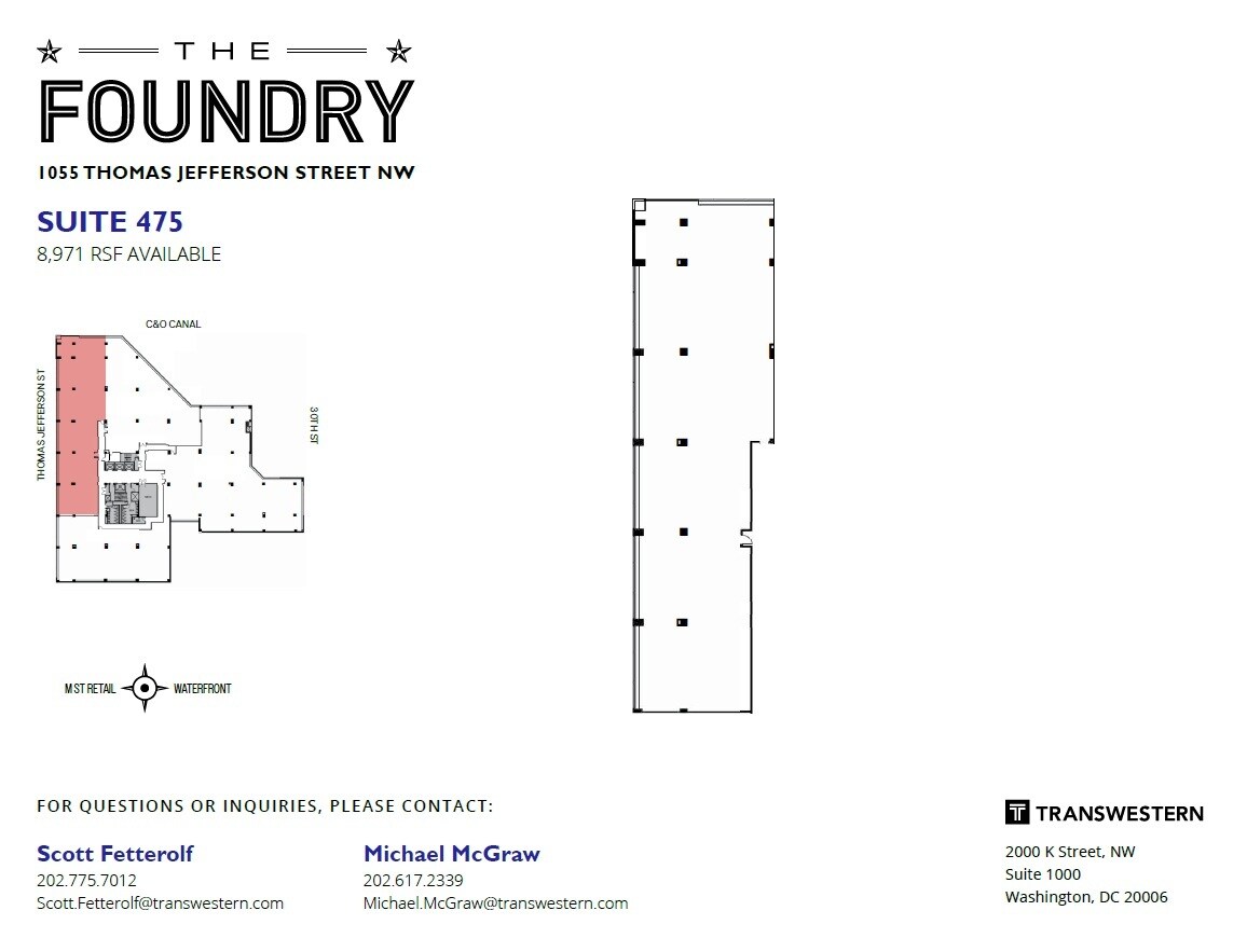 1055 Thomas Jefferson St NW, Washington, DC à louer Photo intérieure– Image 1 sur 1