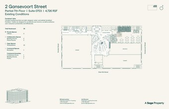 2 Gansevoort St, New York, NY à louer Plan d’étage– Image 1 sur 6