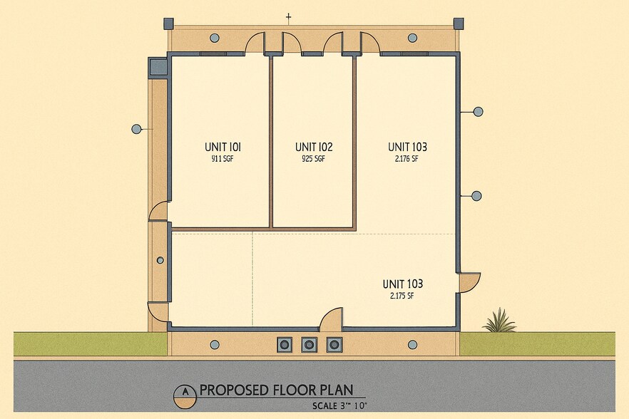3693 Clyde Morris Blvd, Port Orange, FL à louer - Plan d’étage – Image 2 sur 2