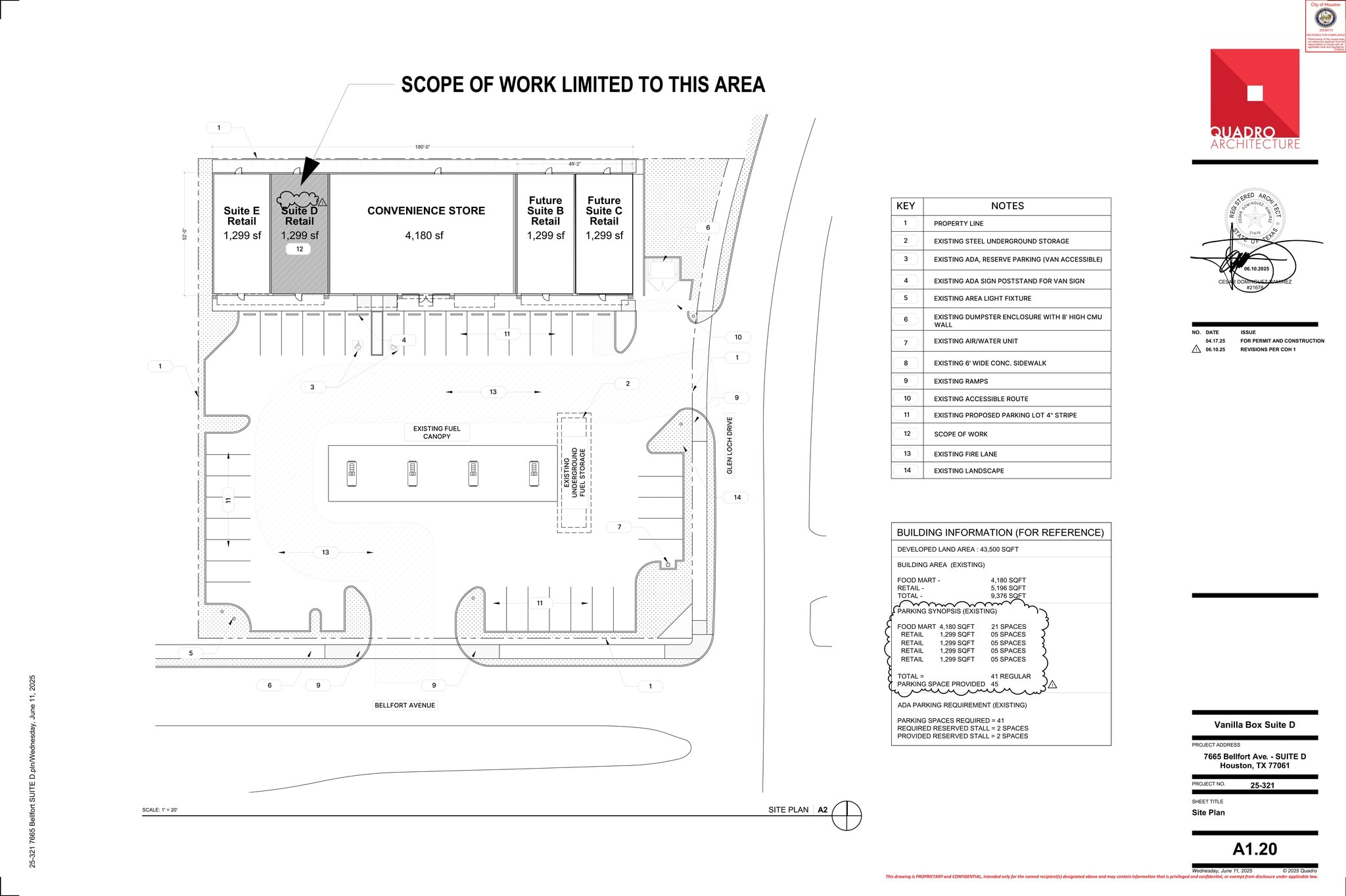 7665 Bellfort St, Houston, TX à louer Plan de site– Image 1 sur 1