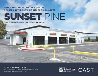 Plus de détails pour 3190 E Sunset Rd, Las Vegas, NV - Industriel/Logistique à louer