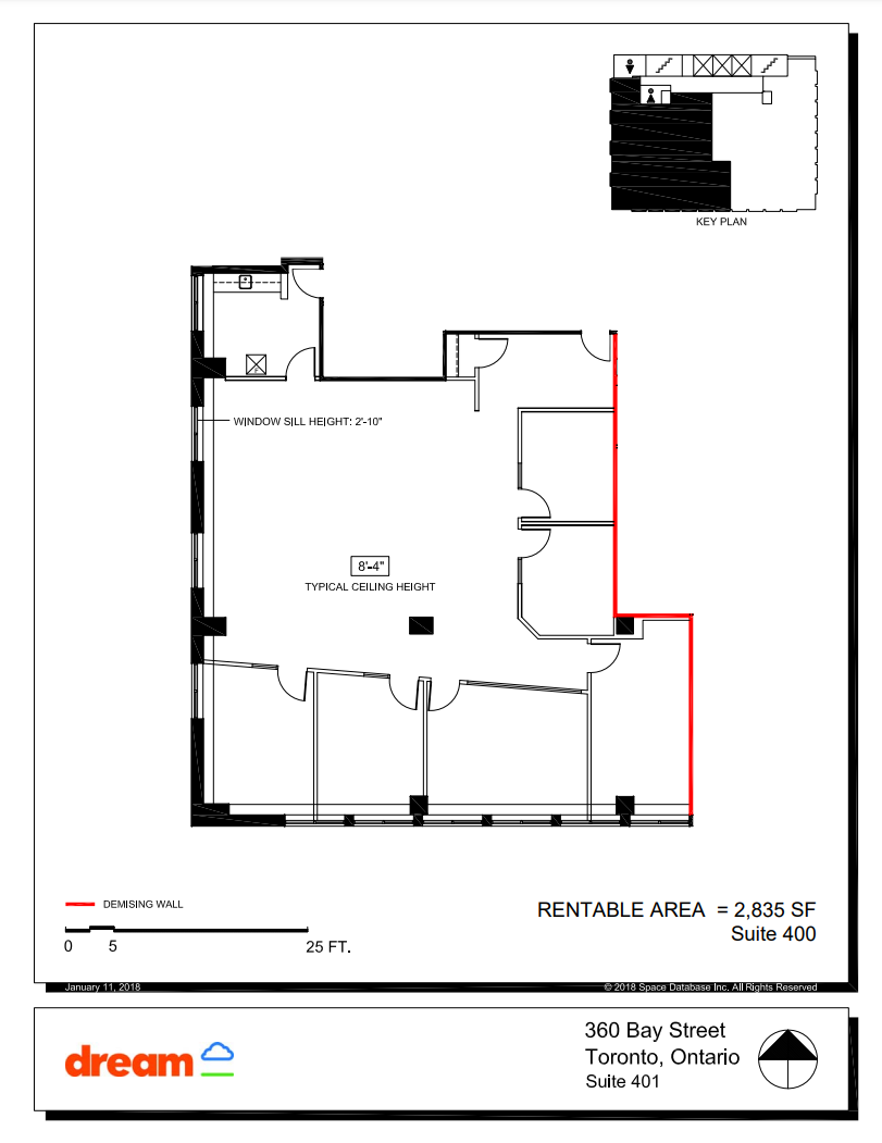 360 Bay St, Toronto, ON à louer Plan d’étage– Image 1 sur 1