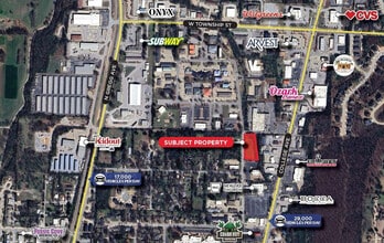 Green Acres Rd, Fayetteville, AR - VUE AÉRIENNE vue de carte