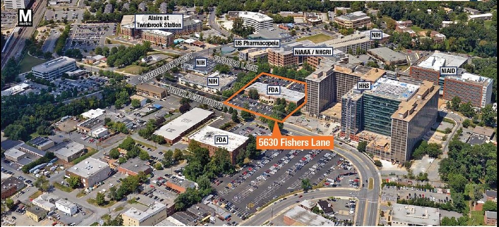 5630 Fishers Ln, Rockville, MD à louer - Aérien – Image 2 sur 5