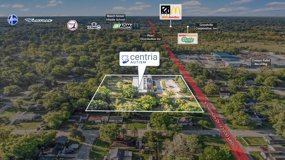 1315 S Sherman Dr, Indianapolis, IN à vendre - Photo de l’immeuble – Image 2 sur 5