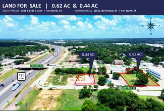 Plus de détails pour 116 & 120 N Rayner St, Fort Worth, TX - Terrain à vendre