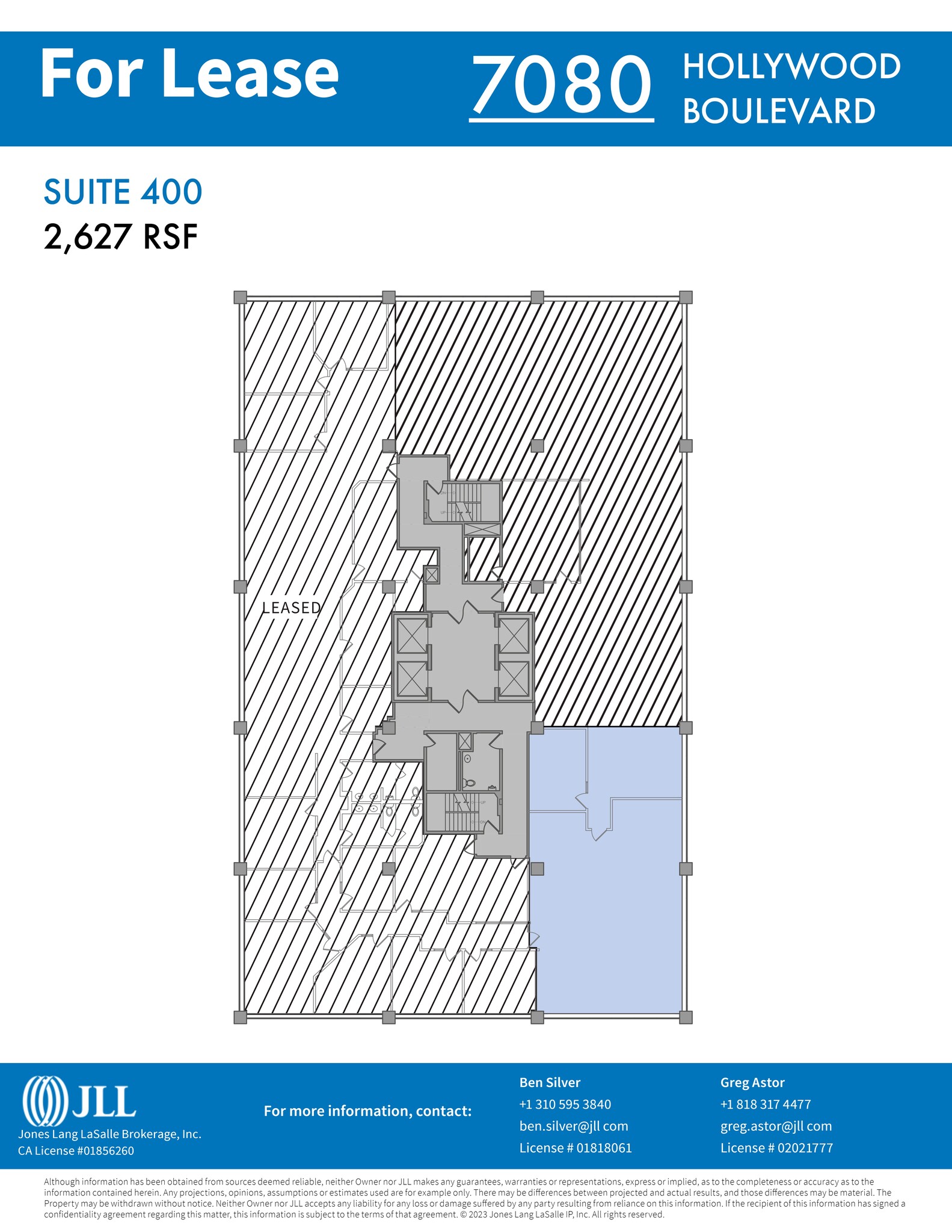 7080 Hollywood Blvd, Los Angeles, CA à louer Plan de site– Image 1 sur 1