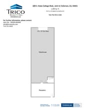 667-759 S State College Blvd, Fullerton, CA à louer Plan d’étage– Image 1 sur 1