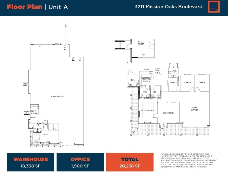 3211 Mission Oaks Blvd, Camarillo, CA à louer Plan d’étage– Image 1 sur 1