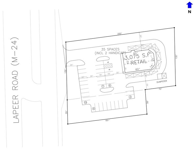 4117 S Lapeer Rd, Orion Township, MI à louer - Plan de site – Image 2 sur 5