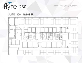 2200 E Imperial Hwy, El Segundo, CA à louer Plan d’étage– Image 1 sur 1