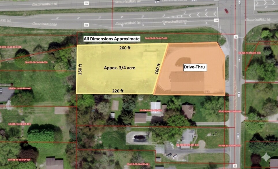 1395-1397 Ohio 43 & Rt. 224 Suffield Township OH, Mogadore, OH à vendre - Photo principale – Image 1 sur 6