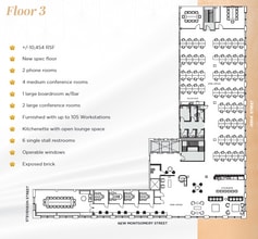 55 New Montgomery St, San Francisco, CA à louer Plan d’étage– Image 1 sur 1