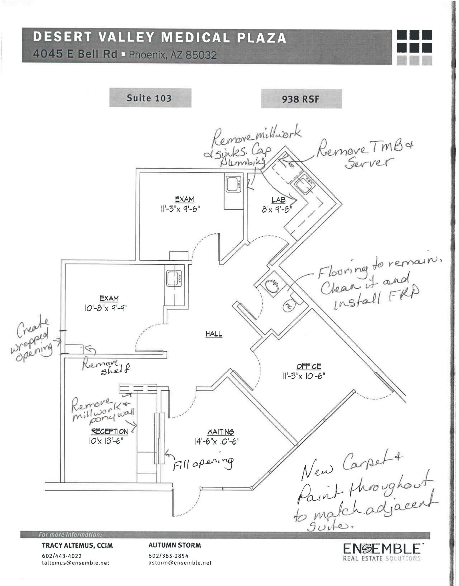 4045 E Bell Rd, Phoenix, AZ à louer Plan de site– Image 1 sur 1