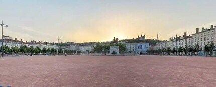 Lyon, RHO - VUE AÉRIENNE  vue de carte