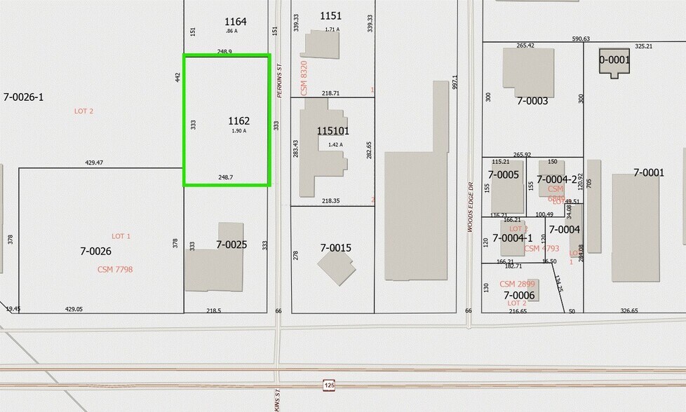 N Perkins Street - Parcel 101116200 St, Grand Chute, WI à vendre - Photo de l’immeuble – Image 2 sur 2