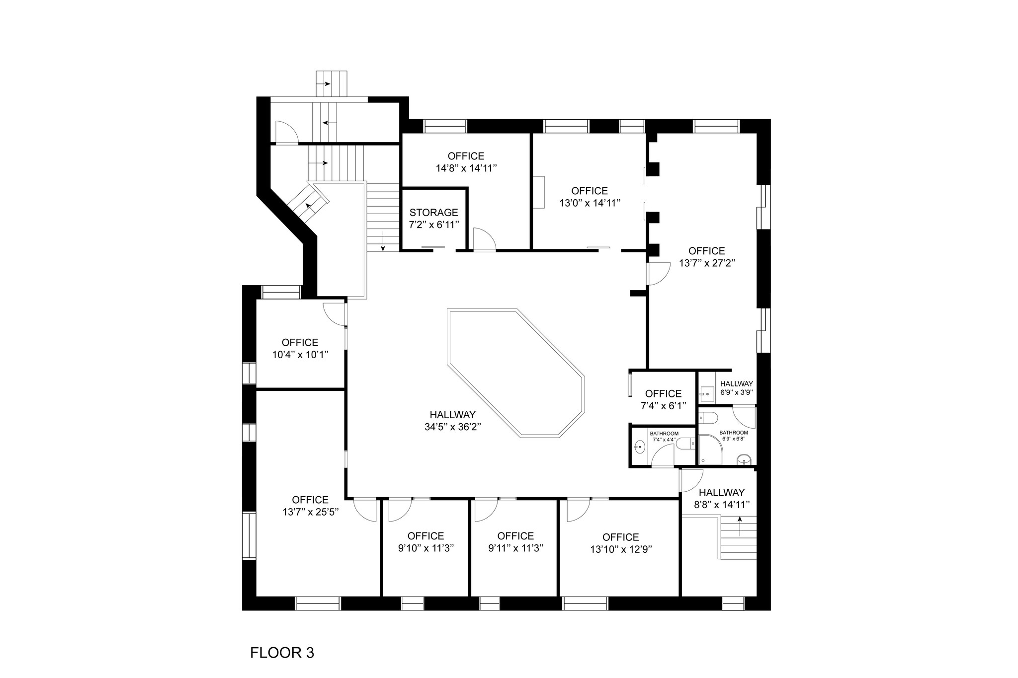 413 N Lee St, Alexandria, VA à louer Plan d’étage– Image 1 sur 1